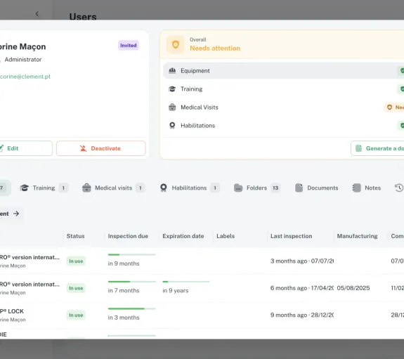 Die Konformität Ihrer Teams — GearTracker