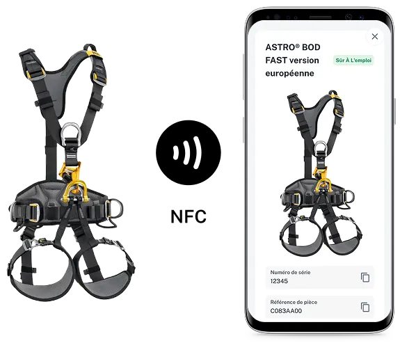 Scan your equipment (NFC/barcode)